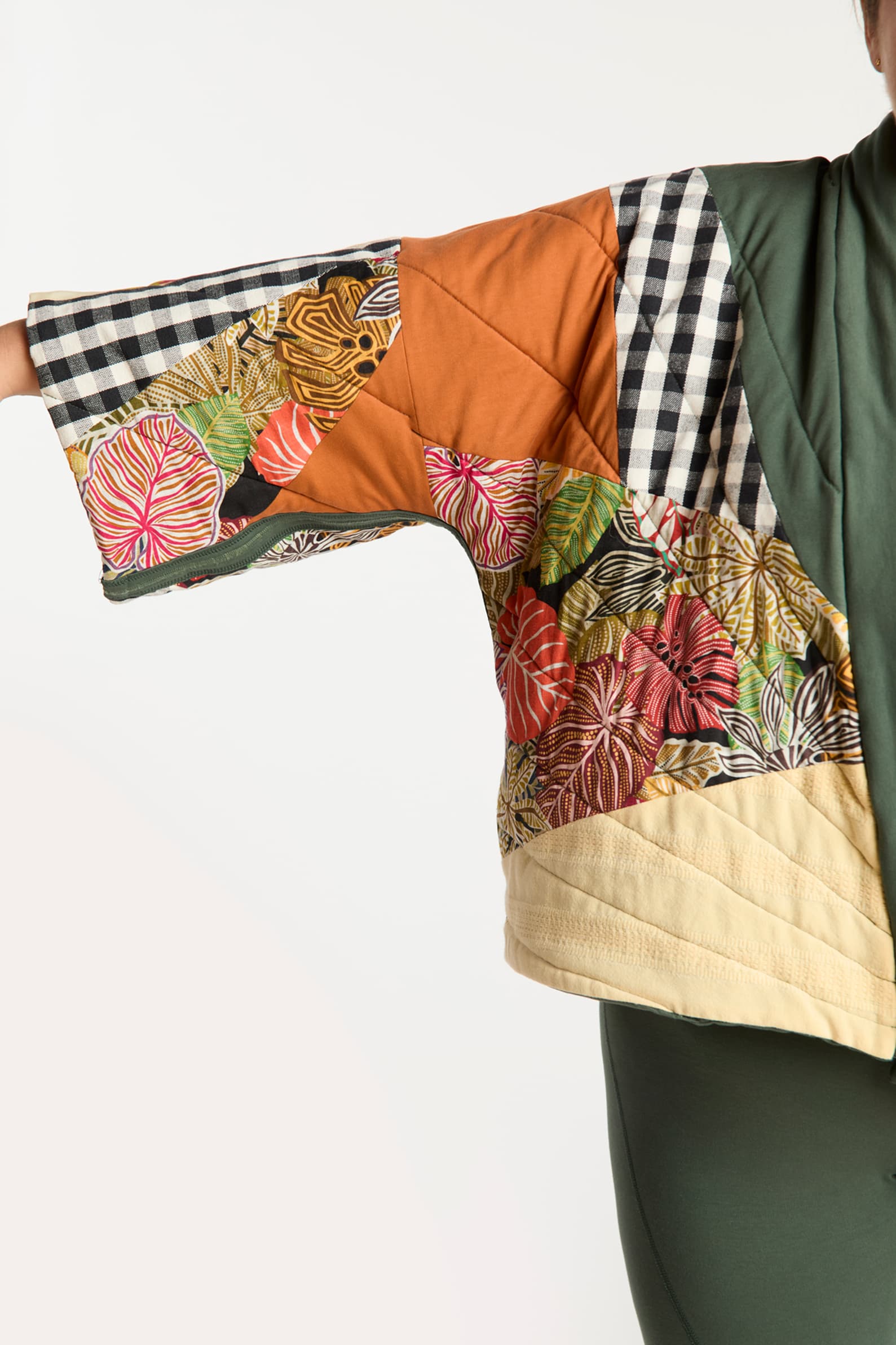 Kimono pikowane dwustronne sosna