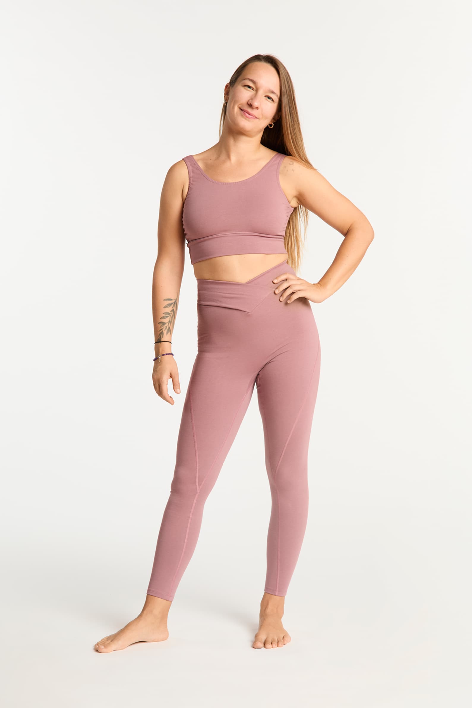 Legginsy v-shape wrzos — zdjęcie 1